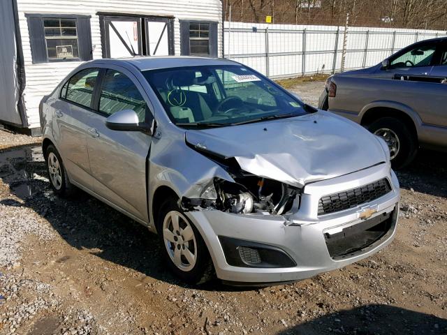 1G1JA5SH5E4240476 - 2014 CHEVROLET SONIC LS SILVER photo 1