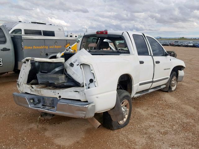 3D7LR38C35G780118 - 2005 DODGE RAM 3500 S WHITE photo 4