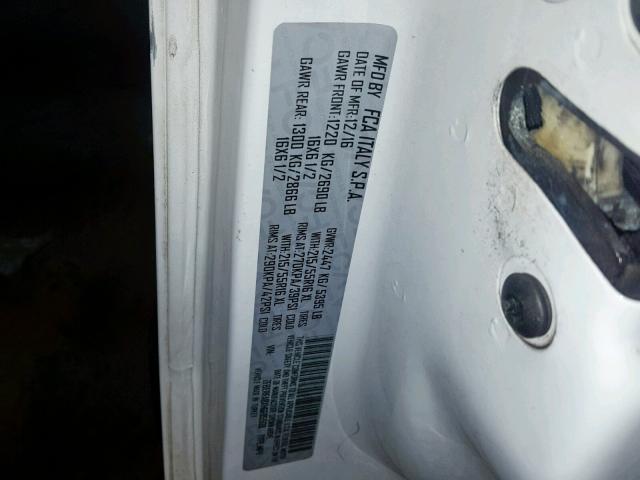 ZFBERFABXH6F05508 - 2017 RAM PROMASTER 白色 照片 10