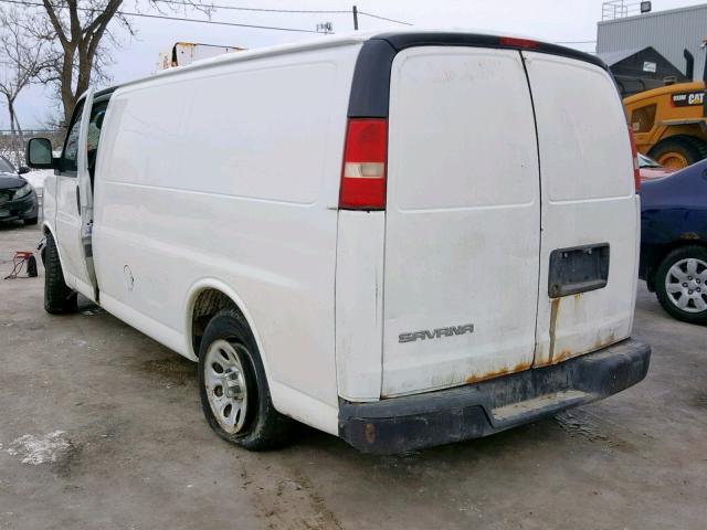 1GCUGADX3A1111860 - 2010 CHEVROLET EXPRESS G1 WHITE photo 3