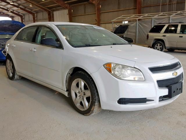 1G1ZA5EU2CF282245 - 2012 CHEVROLET MALIBU LS WHITE photo 1