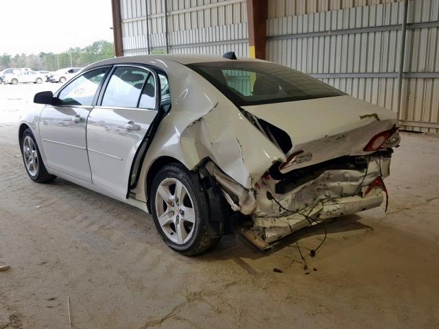 1G1ZA5EU2CF282245 - 2012 CHEVROLET MALIBU LS WHITE photo 3
