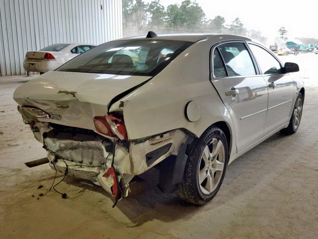 1G1ZA5EU2CF282245 - 2012 CHEVROLET MALIBU LS WHITE photo 4