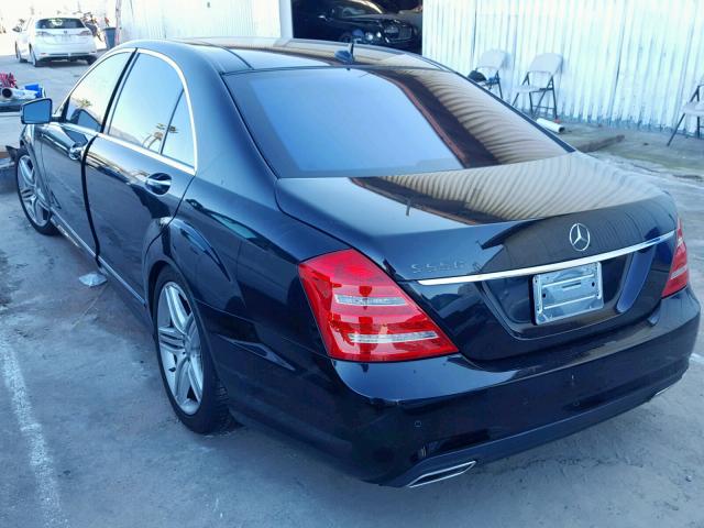 WDDNG7DB6DA498846 - 2013 MERCEDES-BENZ S 550 BLACK photo 3