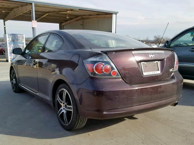 JTKDE167480230769 - 2008 TOYOTA SCION TC იასამნისფერი ფოტო 3