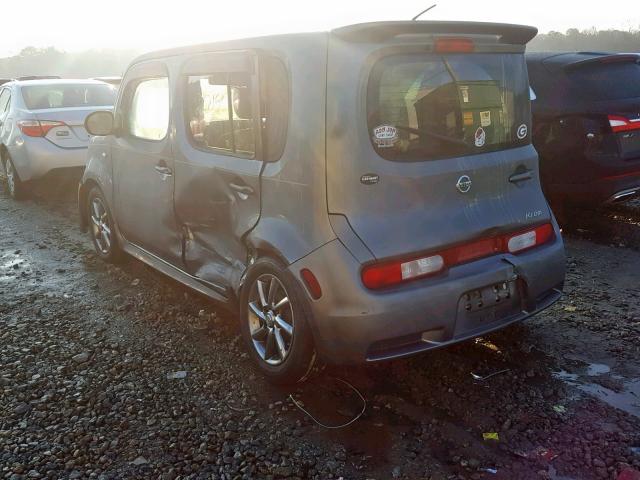 JN8AZ28R09T100348 - 2009 NISSAN CUBE BASE SILVER photo 3