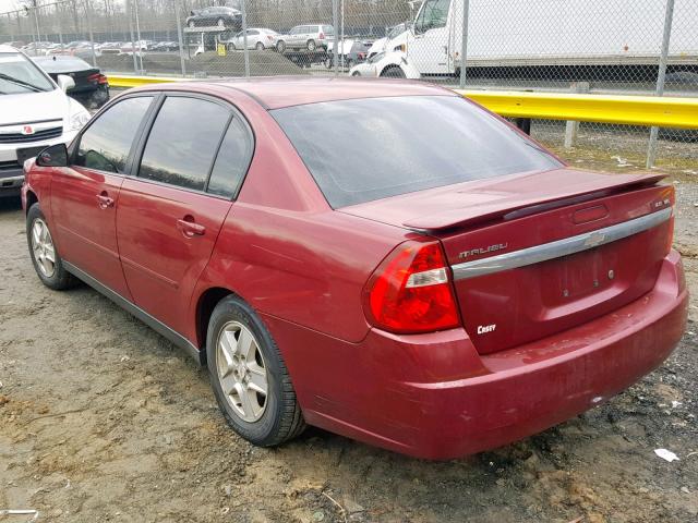 1G1ZT54814F243145 - 2004 CHEVROLET MALIBU LS BURGUNDY photo 3