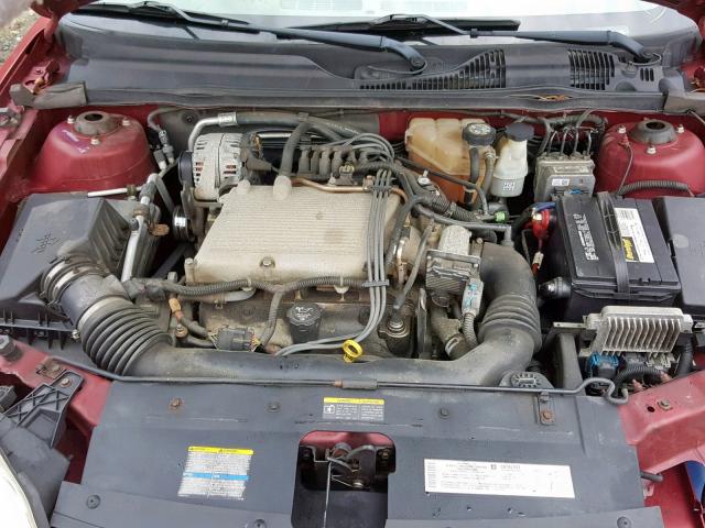 1G1ZT54814F243145 - 2004 CHEVROLET MALIBU LS BURGUNDY photo 7