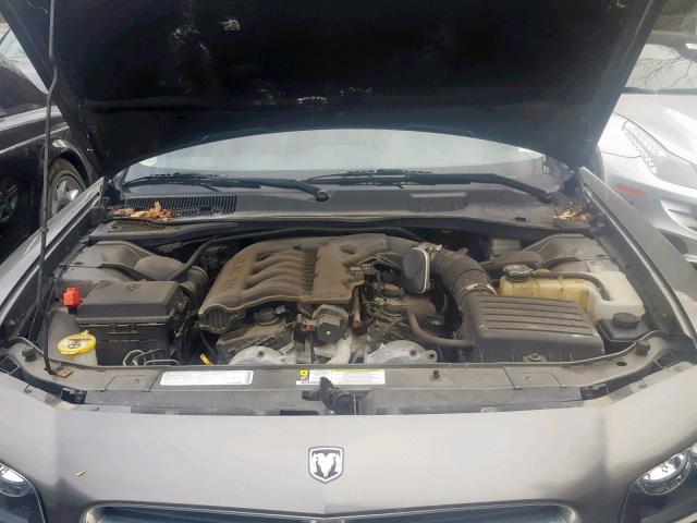 2B3KA33V09H631663 - 2009 DODGE CHARGER SX GRAY photo 7