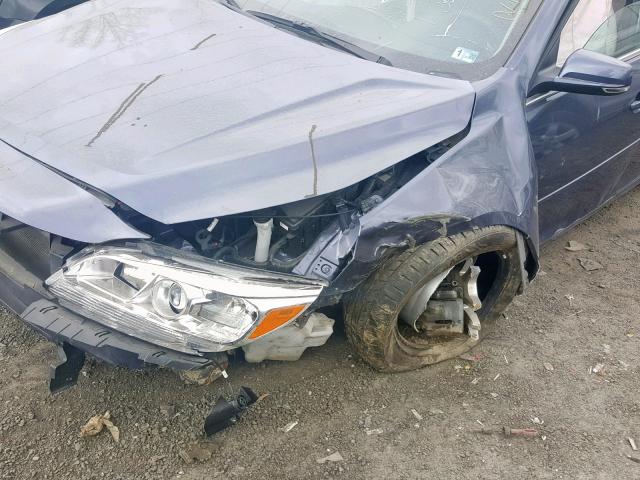 1G11C5SL1EF239795 - 2014 CHEVROLET MALIBU 1LT ლურჯი ფოტო 10