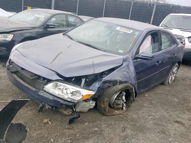 1G11C5SL1EF239795 - 2014 CHEVROLET MALIBU 1LT ლურჯი ფოტო 2