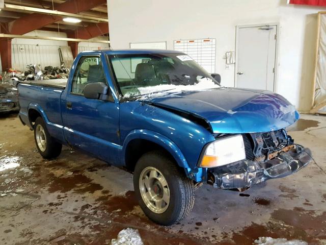 1GTCS1441YK156302 - 2000 GMC SONOMA BLUE photo 1