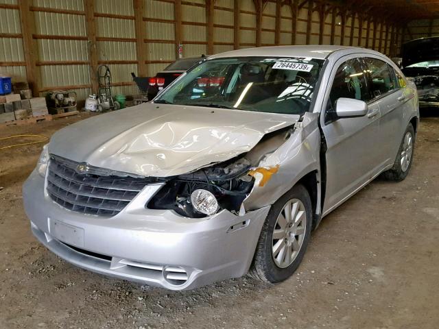 1C3CC4FB7AN214514 - 2010 CHRYSLER SEBRING TO SILVER photo 2