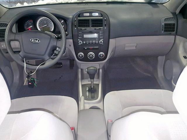 KNAFE121375445270 - 2007 KIA SPECTRA EX SILVER photo 9