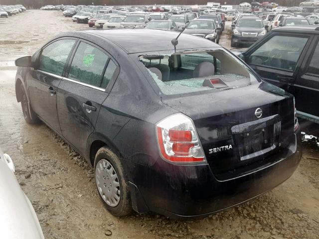 3N1AB61E08L671908 - 2008 NISSAN SENTRA 2.0 BLACK photo 3