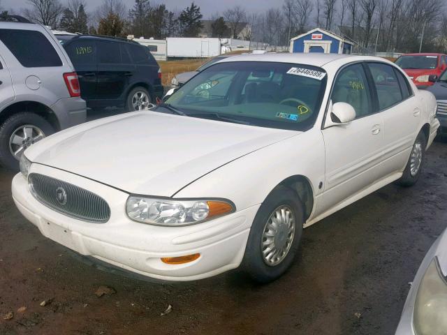 1G4HP54K62U266122 - 2002 BUICK LESABRE CU WHITE photo 2