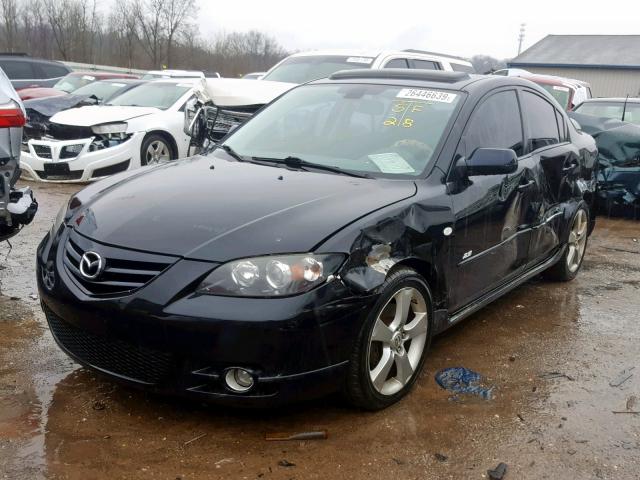 JM1BK323761532411 - 2006 MAZDA 3 S BLACK photo 2