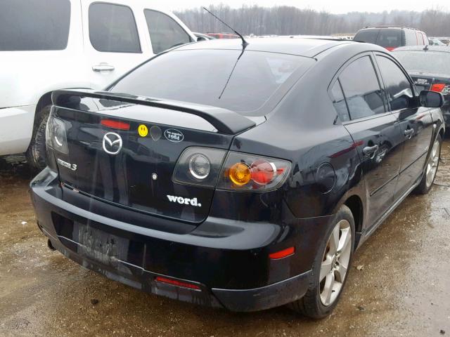 JM1BK323761532411 - 2006 MAZDA 3 S BLACK photo 4