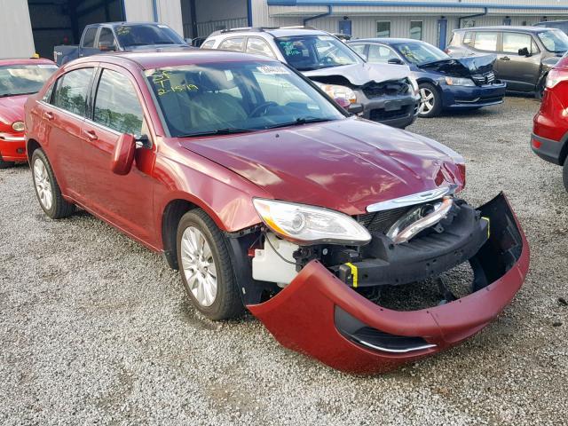 1C3CCBBB1DN765830 - 2013 CHRYSLER 200 TOURIN RED photo 1