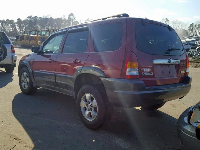 4F2CZ06163KM32829 - 2003 MAZDA TRIBUTE ES 勃艮第红 照片 3