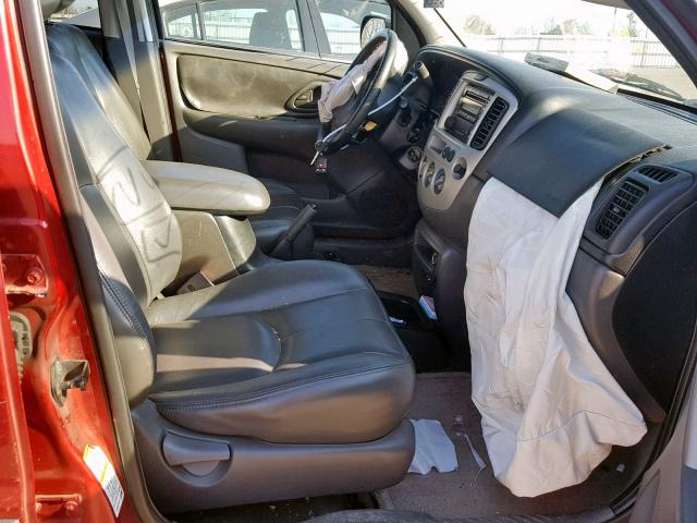 4F2CZ06163KM32829 - 2003 MAZDA TRIBUTE ES 勃艮第红 照片 5