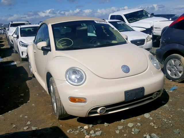 3VWCD31Y14M325974 - 2004 VOLKSWAGEN NEW BEETLE თაფლისფერი ფოტო 1