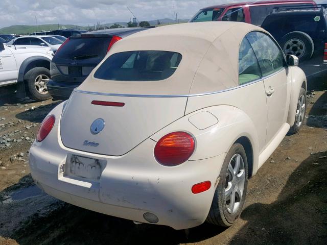 3VWCD31Y14M325974 - 2004 VOLKSWAGEN NEW BEETLE თაფლისფერი ფოტო 4