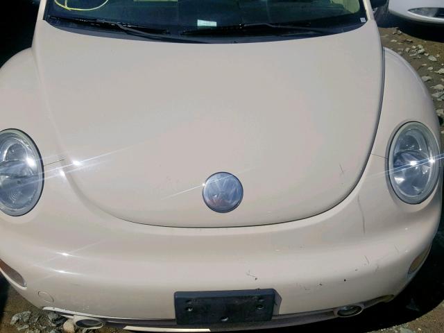 3VWCD31Y14M325974 - 2004 VOLKSWAGEN NEW BEETLE თაფლისფერი ფოტო 7