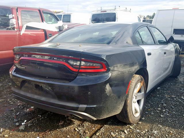 2C3CDXAT1JH263568 - 2018 DODGE CHARGER PO TWO TONE photo 4