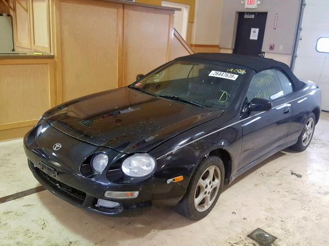 JT5FG02T2V0038622 - 1997 TOYOTA CELICA GT BLACK photo 2