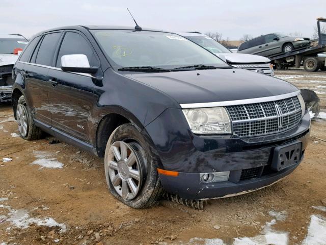 2LMDU88C17BJ12544 - 2007 LINCOLN MKX BLACK photo 1