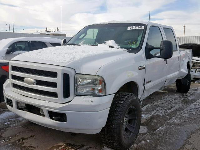 1FTWW31P36EB52341 - 2006 FORD F350 SRW S WHITE photo 2