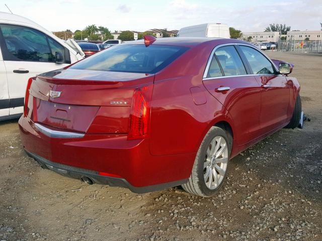 1G6AA5RX9H0146376 - 2017 CADILLAC ATS RED photo 4