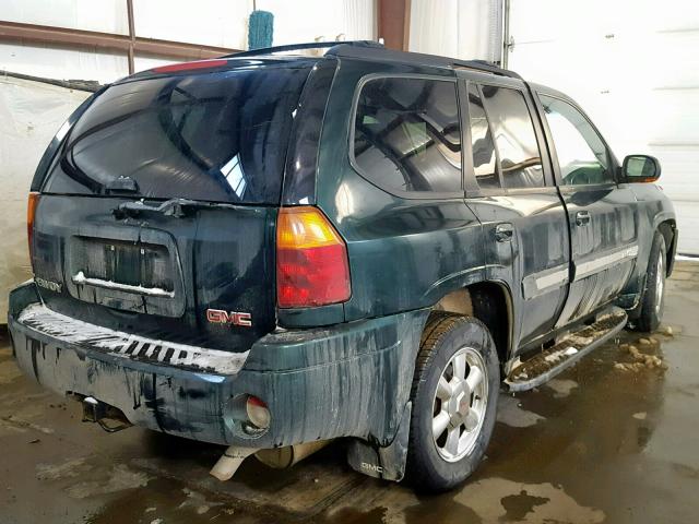 1GKDT13S632348605 - 2003 GMC ENVOY GREEN photo 4