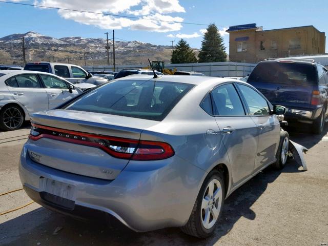 1C3CDFBB7FD251431 - 2015 DODGE DART SXT SILVER photo 4