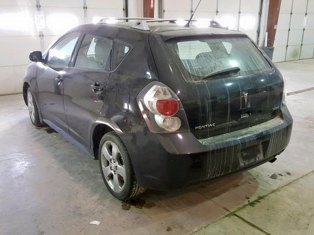 5Y2SP67079Z457796 - 2009 PONTIAC VIBE BLACK photo 3