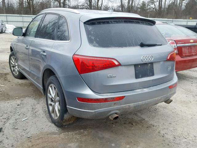 WA1KK78RX9A036648 - 2009 AUDI Q5 3.2 SILVER photo 3