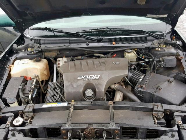 1G4HP54K5YU316436 - 2000 BUICK LESABRE CU BLACK photo 7