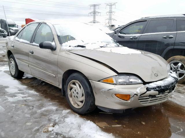 1G1JF5242X7213445 - 1999 CHEVROLET CAVALIER L GOLD photo 1