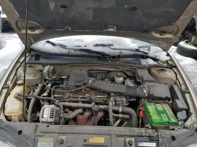 1G1JF5242X7213445 - 1999 CHEVROLET CAVALIER L GOLD photo 7