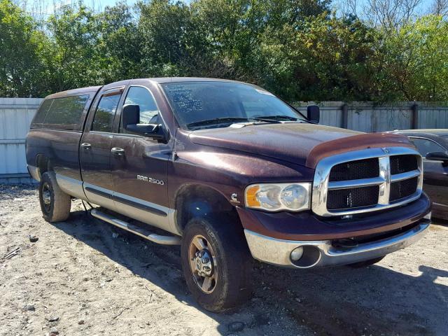 3D7KS28C75G774008 - 2005 DODGE RAM 2500 S BURGUNDY photo 1