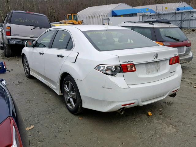 JH4CU2F84EC005538 - 2014 ACURA TSX SE WHITE photo 3