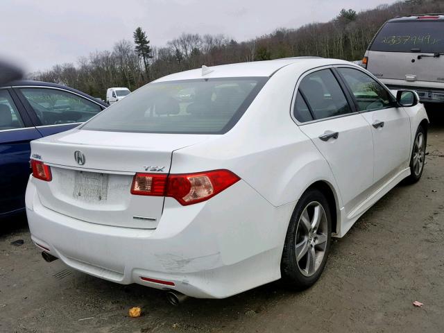 JH4CU2F84EC005538 - 2014 ACURA TSX SE WHITE photo 4