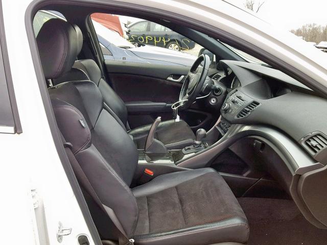 JH4CU2F84EC005538 - 2014 ACURA TSX SE WHITE photo 5