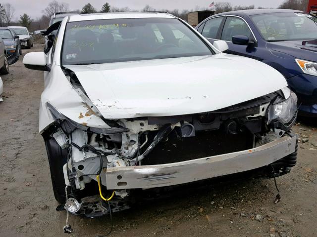 JH4CU2F84EC005538 - 2014 ACURA TSX SE WHITE photo 9