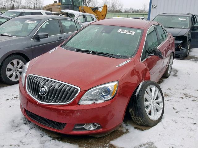 1G4PR5SK6E4130778 - 2014 BUICK VERANO CON RED photo 2