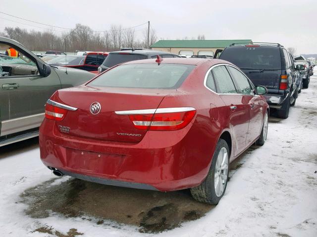 1G4PR5SK6E4130778 - 2014 BUICK VERANO CON RED photo 4