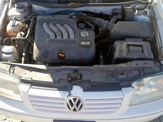 3VWSK69M52M143941 - 2002 VOLKSWAGEN JETTA GLS WHITE photo 7