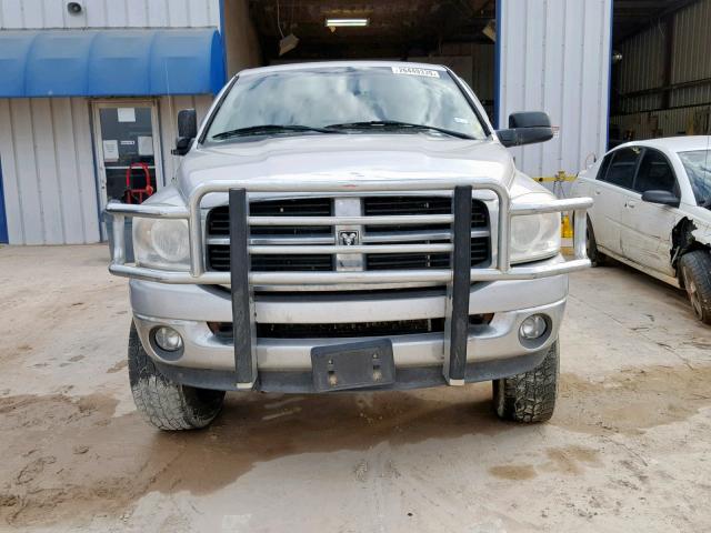 3D7KS28A87G778313 - 2007 DODGE RAM 2500 S SILVER photo 9