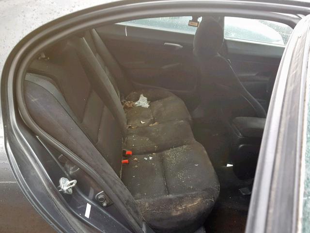 19XFA1F62BE028014 - 2011 HONDA CIVIC LX-S Gris foto 6